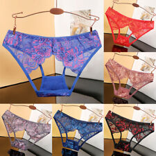 Femmes Wachung Durch Tanga G-String-Spitze Unterwäsche Slips Sexy T-Bac *?