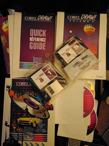 Vintage corel draw software - corel,