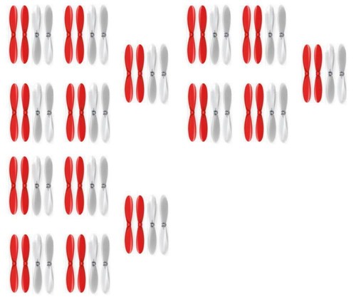 Drone nano h107r - red, clear