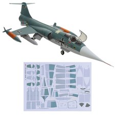 DIY 1/33 US F-104G Starfighter Paper Model Military Puzzle Kit Plane Paper Model