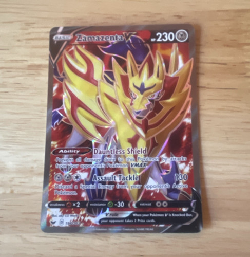 Pokémon tcg zamazenta - v, full