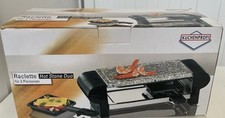 Raclette für 2 Personen Hot Stone Duo Küchenprofi Weiß NEU