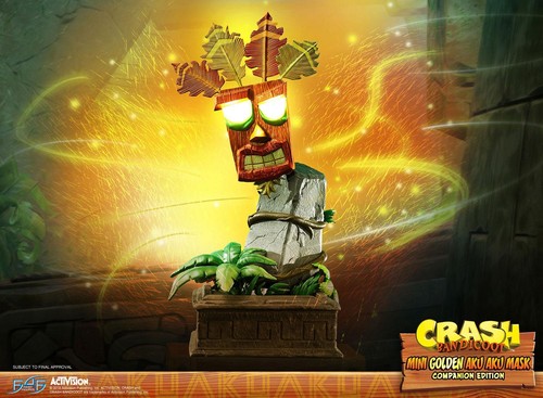 Crash bandicoot mini - crash, golden