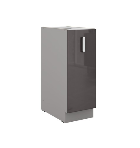 Küche bianca grey hochglanz - grey,