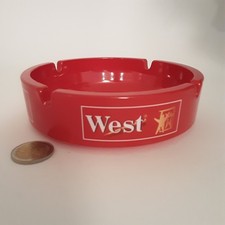 West Glas Aschenbecher rot Ø 14,5 cm 