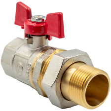 Kugelhahn 1/2 - 2" 30 bar – Flügel- & Hebelgriff, Messing, Trink- & Brauchwasser