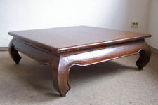 OPIUM-TISCH COUCHTISCH TISCH 104 X 104 HOLZ BRAUN ORIENT-STIL