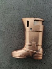 Gasfeuerzeug Stiefel Messing