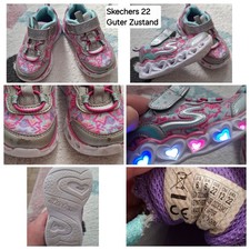 Skechers Mädchen Schuhe Leuchtschuhe Größe 22