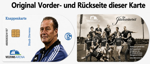 Knappenkarte schalke arena - schalke,