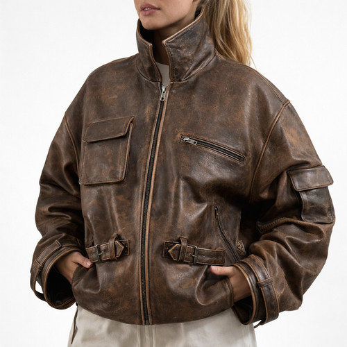 Damen oversized echt - oversized,