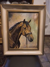 Ölgemälde Pferdekopf  Pferd