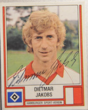 Panini 1982, Ditmar Jakobs, Hamburger SV, signiert