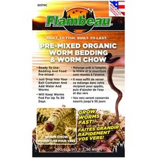 Flambeau Worm Bedding Chow Wurmfutter und Wurmstreu 3,3L für 30 Tage