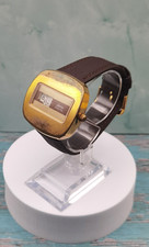 Vintage Isoma Digital Scheiben Handaufzug Herren Armbanduhr in guter Erhaltung