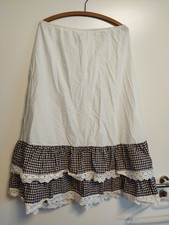 Leico Unterrock,40-44,L,2Reihen Spitzen