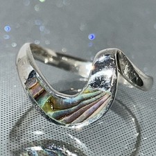 925 Silber Perlmutt Ring, RG