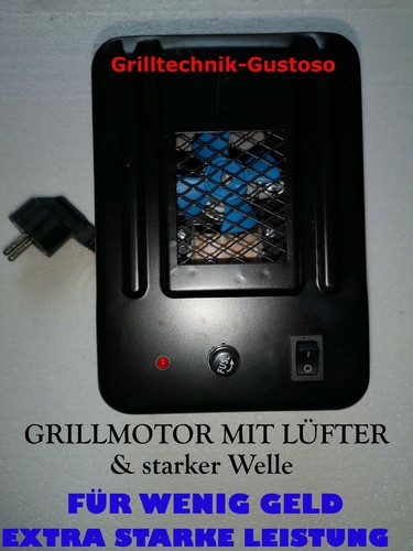 Grillmotor schwarz reduziert - grillmotor,