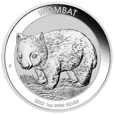 1 Oz 999,9 Silber - Wombat
