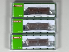 Arnold HN6563 Güterwagen-Set mit 3x Selbstentladewagen der DR, Ep. IV, Spur N