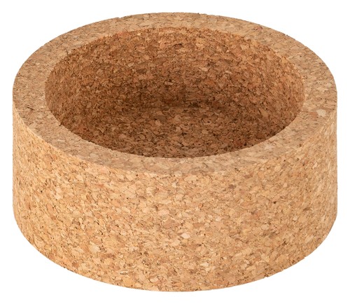 Flache schale aus kork vegan - kork, |