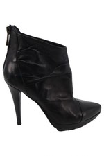 PHILLIP HARDY Damen Stiefelette Gr. 37 Schwarz Elegant Leder High Heel