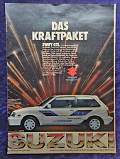Suzuki Swift GTI, originale Werbung aus 1988