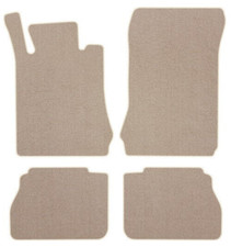 Velours Fußmatten für Mercedes E-Klasse W210 Bj. 1995 - 2002 Passform BEIGE PREM