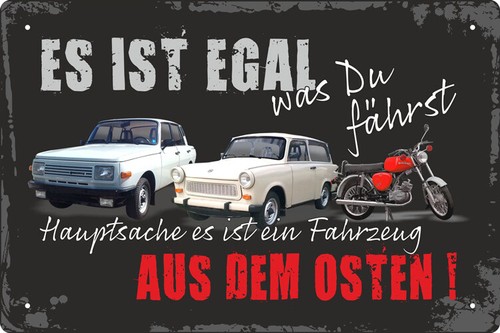 Blechschild egal was - blechschild, du