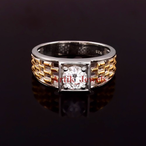 Karat moissanit ring mit - moissanit,