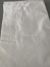 Damast Stoff weiß 7,80 Meter