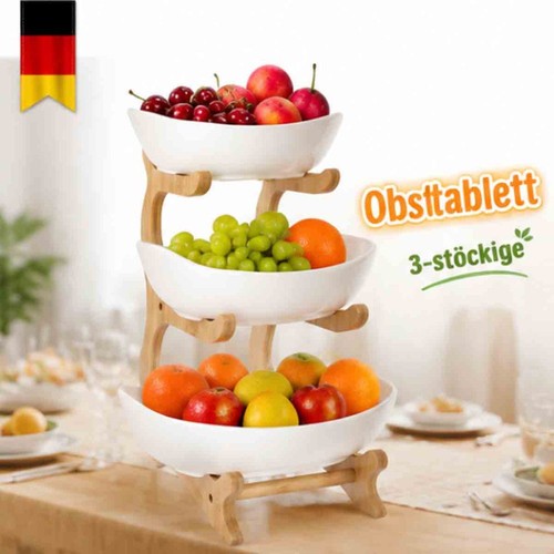 Stöckig etagere obstschale - 3,