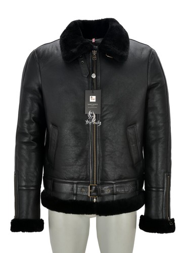 Herren lammfell pelzjacke - pelzjacke, b3