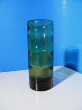 Seltene alte WMF Vase * Erich Jachmann * Grün-Orange * H= 19,7cm *