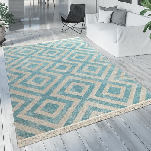 Outdoor teppich blau - blau, weiß