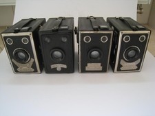 Balda Box, Boxkamera, Frontbox, alter Fotoapparat, 4 Stück, VERY RARE!