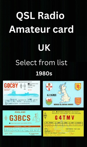 Qsl british amateur - amateur, radio
