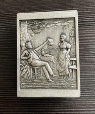 Zinn Etui / Schachtel für