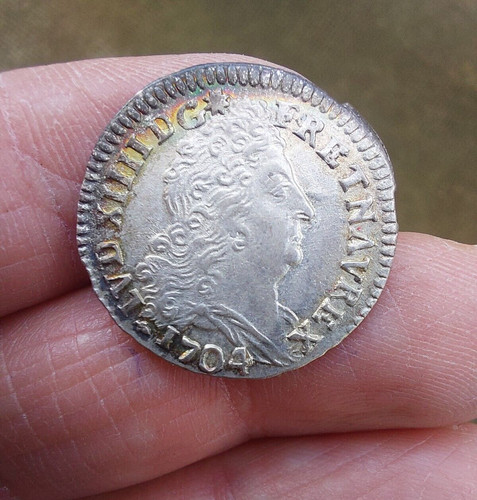 Louis xiv zehn sols mit - xiv,,