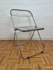PLIA Castelli Klappstuhl G. Piretti Acryl Plexiglas 70er Stuhl Transparent Plexi