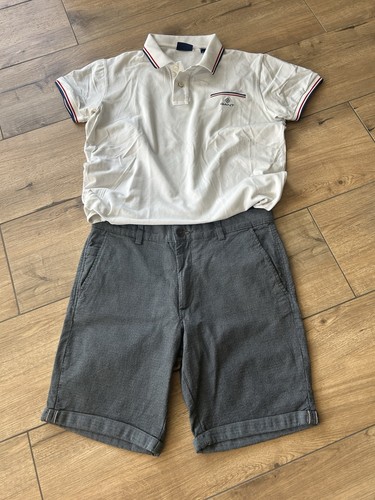 Herren gant poloshirt weiß - herren,
