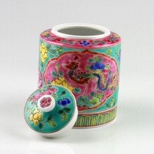 Chinesische Teedose Porzellan