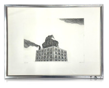 Paul flora radierung um 1977 - flora,