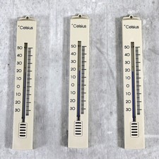 3 Stück Thermometer für Innen Außen Garten Temperaturanzeige Analog -30 bis 50°C