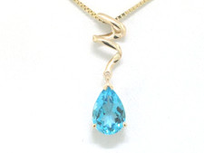 Blautopas Anhänger 585