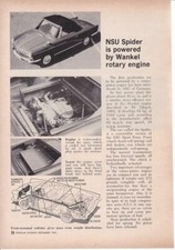 1963 NSU Spider Wankel Rotary