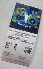 2025 Finale Champions League Paris St. Germain - Inter Mailand  / Ticket / Foto