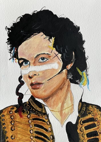 Original gemälde adam ameise - original,
