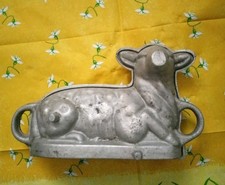 Alte Backform Aluguss Lamm