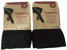 2x Warme Damen Thermo Leggings